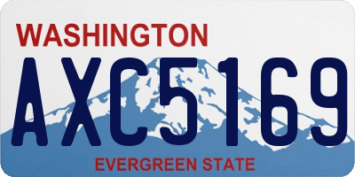 WA license plate AXC5169