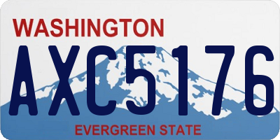 WA license plate AXC5176