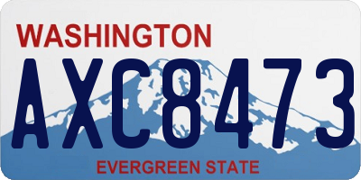 WA license plate AXC8473