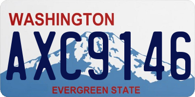 WA license plate AXC9146