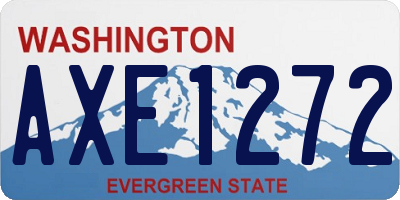 WA license plate AXE1272