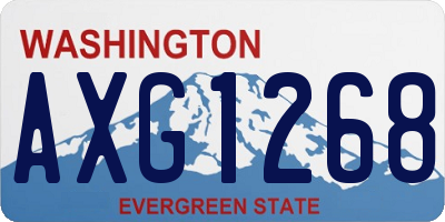 WA license plate AXG1268