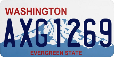 WA license plate AXG1269