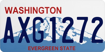 WA license plate AXG1272