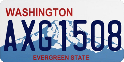 WA license plate AXG1508