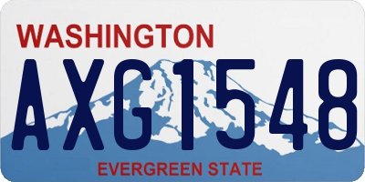 WA license plate AXG1548