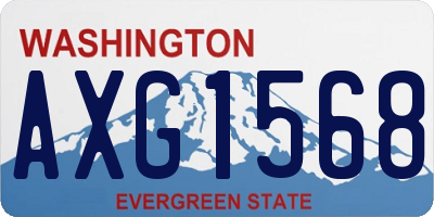 WA license plate AXG1568