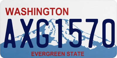 WA license plate AXG1570