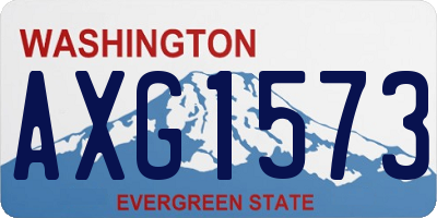 WA license plate AXG1573