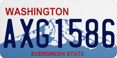 WA license plate AXG1586