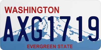 WA license plate AXG1719