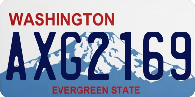 WA license plate AXG2169