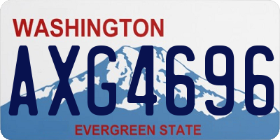 WA license plate AXG4696