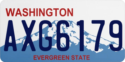 WA license plate AXG6179