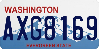 WA license plate AXG8169