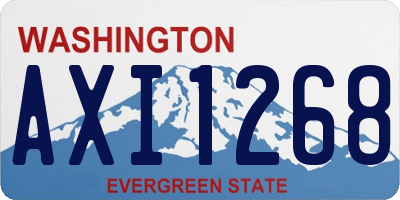 WA license plate AXI1268