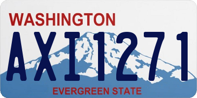 WA license plate AXI1271