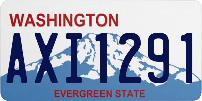 WA license plate AXI1291