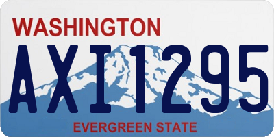 WA license plate AXI1295
