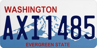 WA license plate AXI1485