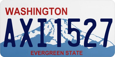 WA license plate AXI1527