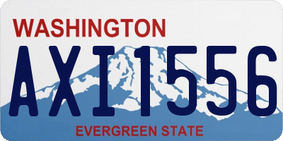 WA license plate AXI1556
