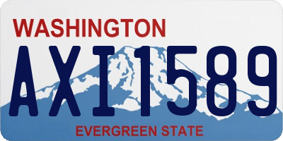 WA license plate AXI1589