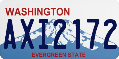 WA license plate AXI2172