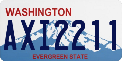 WA license plate AXI2211