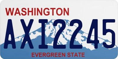 WA license plate AXI2245