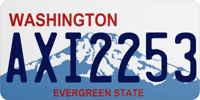 WA license plate AXI2253