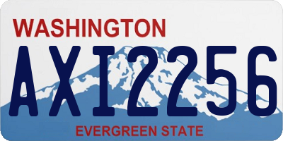 WA license plate AXI2256