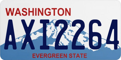 WA license plate AXI2264