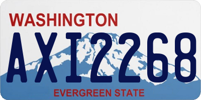 WA license plate AXI2268