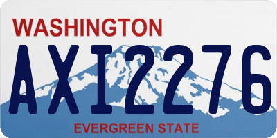 WA license plate AXI2276