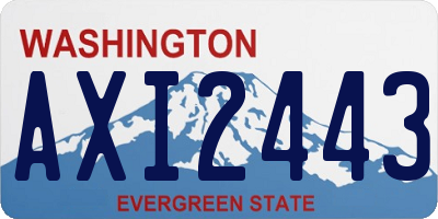 WA license plate AXI2443