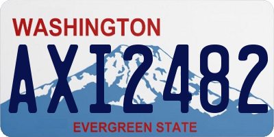 WA license plate AXI2482