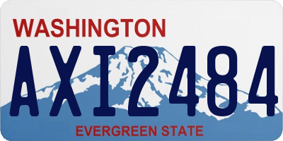 WA license plate AXI2484