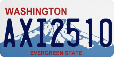 WA license plate AXI2510