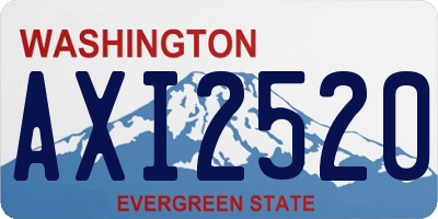 WA license plate AXI2520