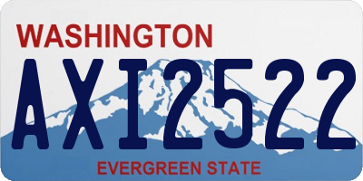 WA license plate AXI2522