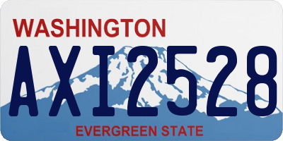 WA license plate AXI2528