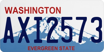 WA license plate AXI2573