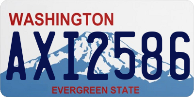 WA license plate AXI2586