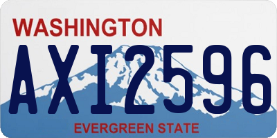 WA license plate AXI2596