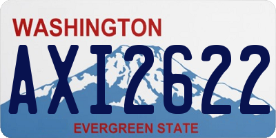 WA license plate AXI2622