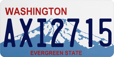 WA license plate AXI2715