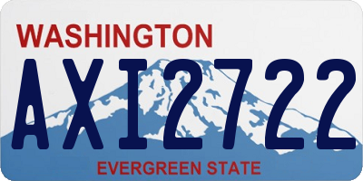 WA license plate AXI2722