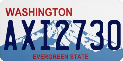 WA license plate AXI2730