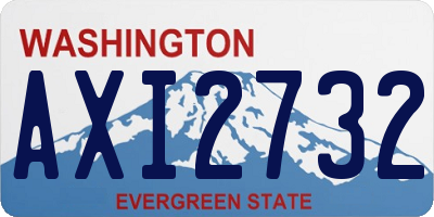 WA license plate AXI2732